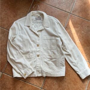 Everlane Cream Corduroy Chore Jacket